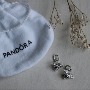 Pandora Sterling Silver Queen Bee Dangle Charms